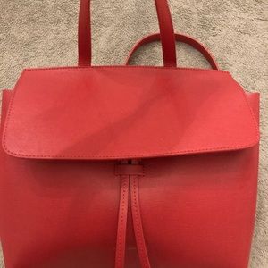 Mansur Gavriel - Mini Lady Safiano Bag - Red